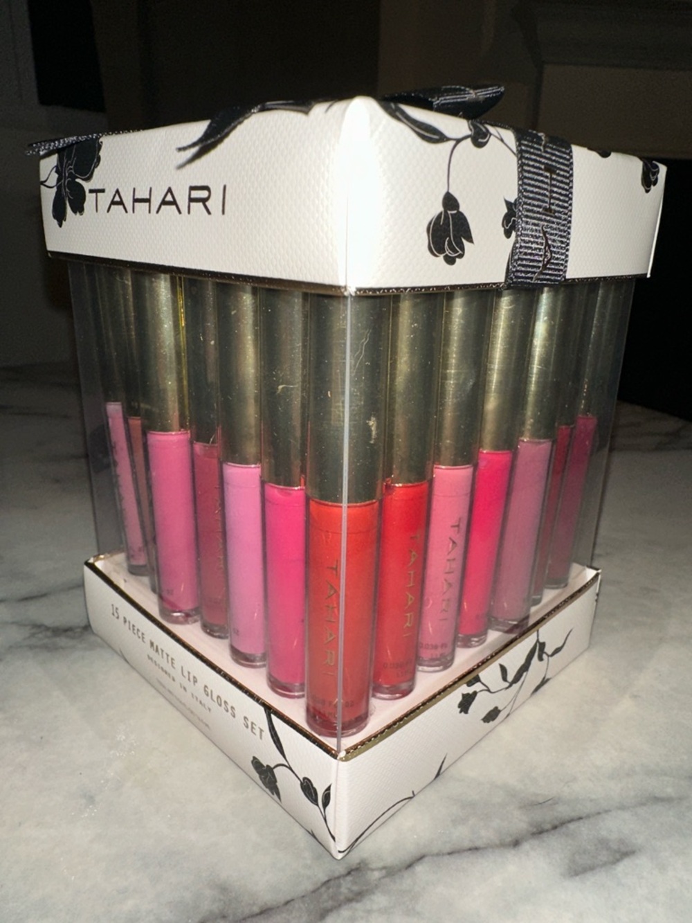 Tahari Matte Lip Gloss Set – Pink & Rose Tones